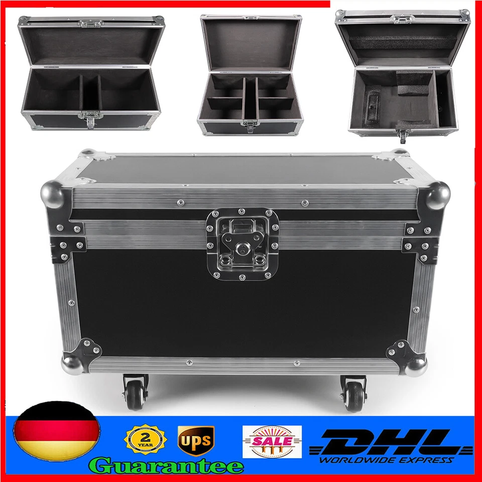 UKING Transportcase mit Rollen Transport Case Scheinwerfer Koffer Flightcase Kiste