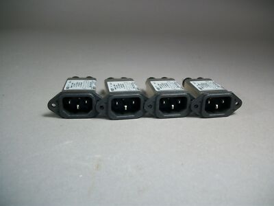 Lot of 4 Corcom Power Line Filter 10ED1 - New