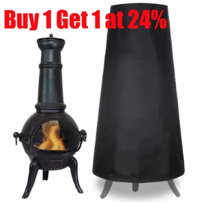 Heavy Duty Snow Protector Cover Large BBQ Chimnea Cover Waterproof Outdoor UK