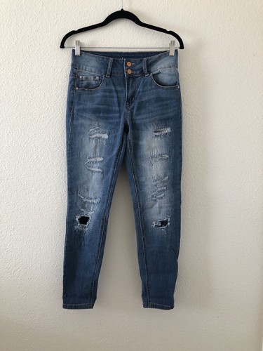 Almost Famous mid rise distressed 