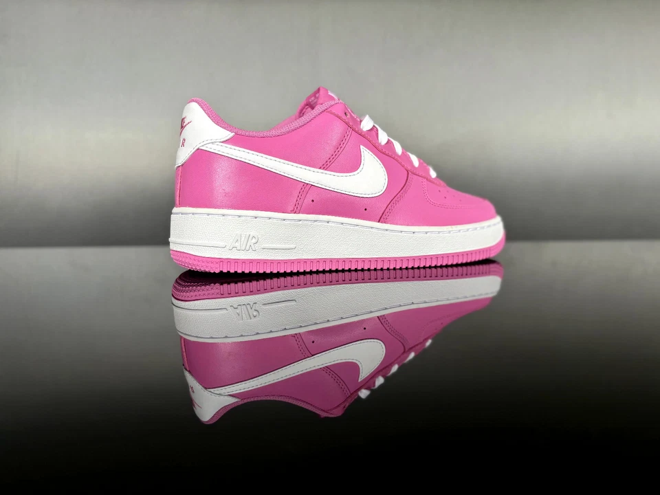 NIKE AIR FORCE 1 LOW -Playful Pink- fuchsia Leder Classic Damen Sneaker Gr.38,5 - Bild 2 von 3