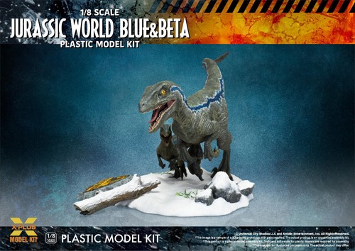 1/35 X-Plus Jurassic World Velociraptor Blue & Beta Plastic Model Kit - 第 3/11 張圖片