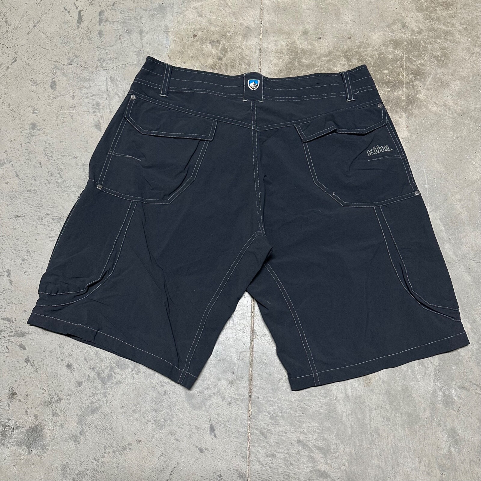 Kuhl Mutiny Raven Nylon Board Shorts Dark Gray Men's Size 34 Casual eBay