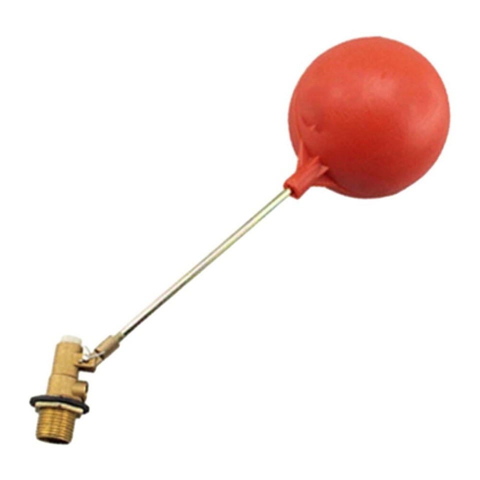 Adjustable Plastic Ball Float Valve for Water Tanks with Brass Float