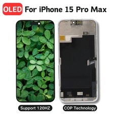 For iPhone 15 Pro Max OLED Screen Touch Digitizer LCD Display Assembly Replace