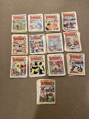 Dandy Comics 126 1988-1993 Majority In Good Condition Some Have Writing And Rips