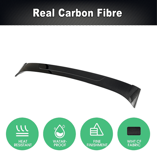 Für Kia K8 Stinger 2018-2023 Carbon Kohlefaser Dashspoiler Spoiler Flügel Lippes - Bild 6 von 15