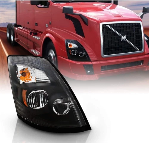AmeriLite Pssenger Side for Volvo 2004-2018 VNL & 2015-2018 VNX Black [6000K 