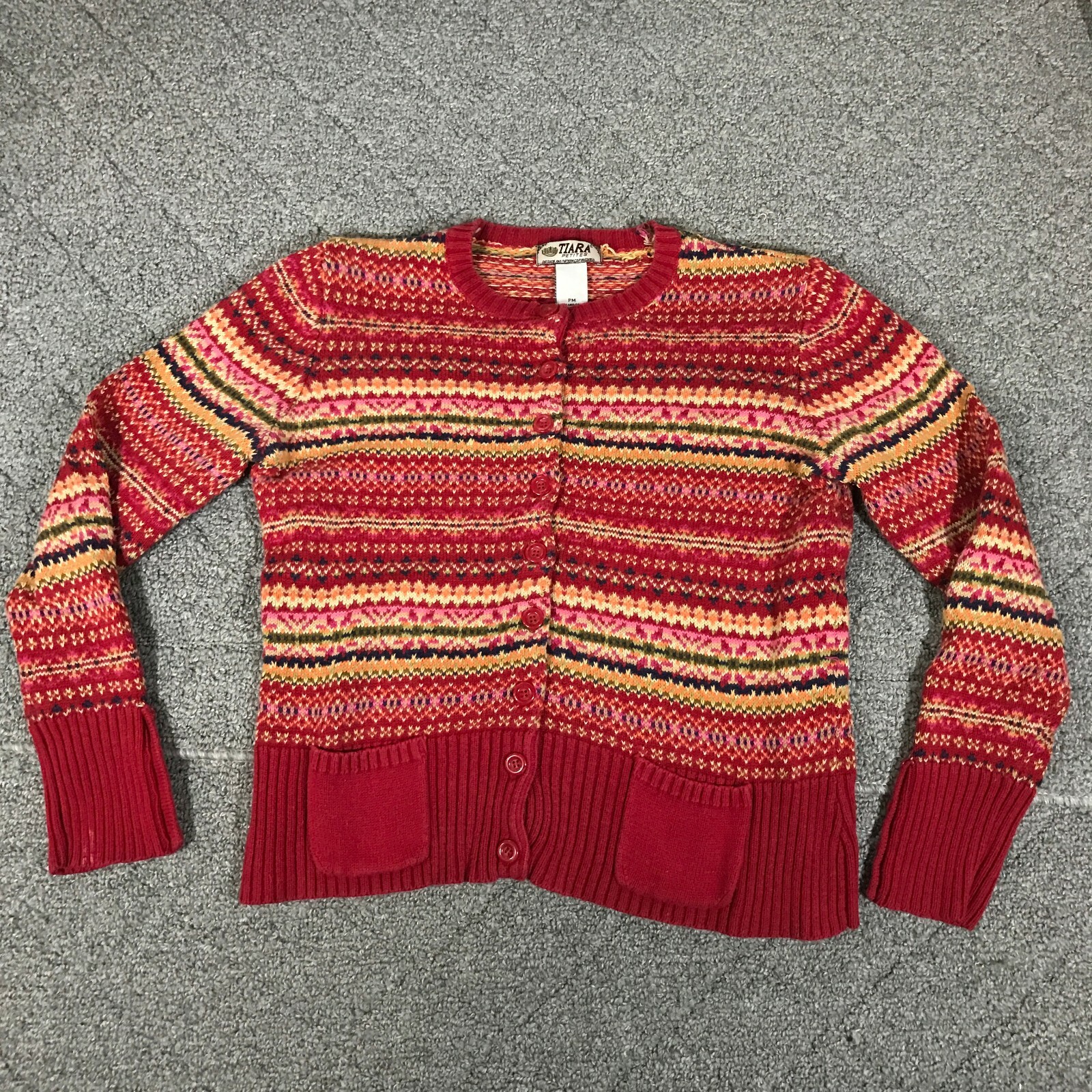 Tiara Cardigan Womens PM Sweater Red 