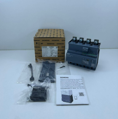 SIEMENS 3VA9124-0RL30 RESIDUAL CURRENT DEVICE RCD820 LOAD SIDE MOUNTED 4 POLE