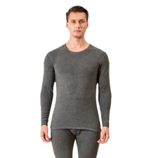 Mens Thermal Underwear Long Sleeve Top Bottoms for Extreme Cold Skiing