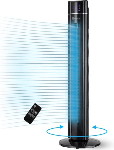 Tower Fan |  43-inch Oscillating  Fan with Aroma Function and Remote | PureMate