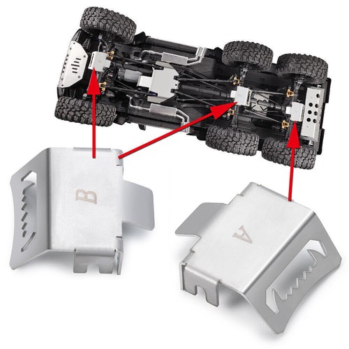 FLYXM Axle Armor Guard Protector For 1/10 RC Crawler TRX-4 TRX-6 DIY Accessory