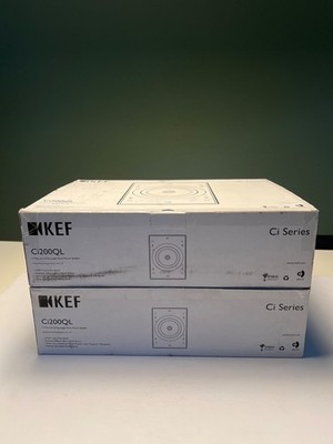 Brand New KEF Ci200QL Rectangle Speaker / 2 speakers