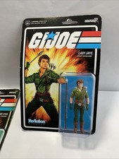 G.I. Joe Super7 ReAction Action Figure Covert Operations Lady Jaye Unpunched