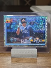 Topps 2026 Series 1 Chrome Silver Pack Mojo Junior Caminero Rays #91C-2