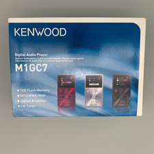 Kenwood Mini Portable Digital Audio Player 1GB Flash Memory M1GC7-R Red NEW RARE