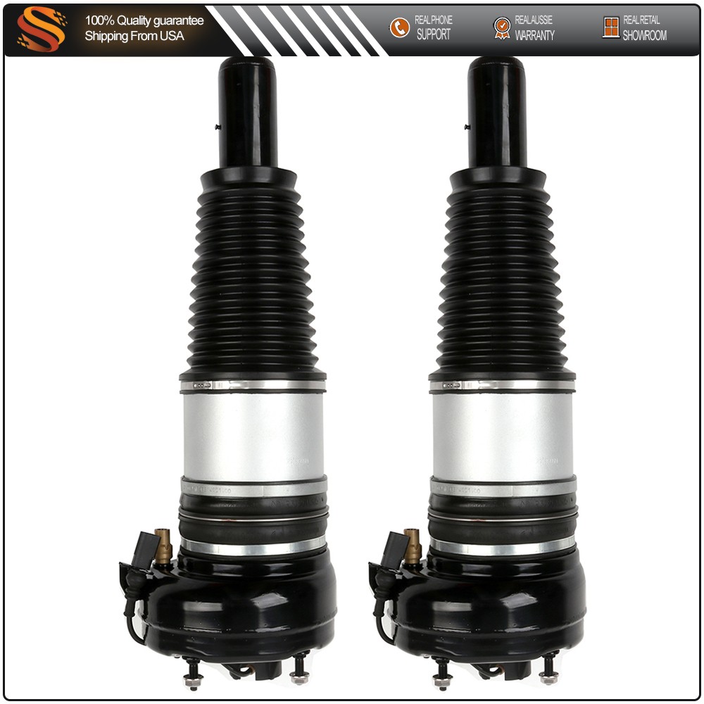 Pair For Audi A6 C7 A7 A8 D4 Bentley Mulsanne Front Air Ride Suspension Struts