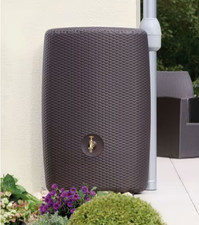 300L Sunda Rattan Wall Tank improve your garden water butt - large