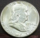 US 1954-S Franklin Half Dollar **