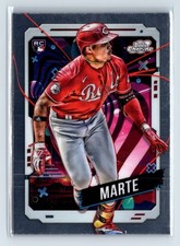 2024 Topps Chrome Cosmic Noelvi Marte #16 (RC) Base Reds 