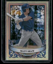 Bowman 2024 Bowman Sterling Matt Shaw #BSP-29 Refractor
