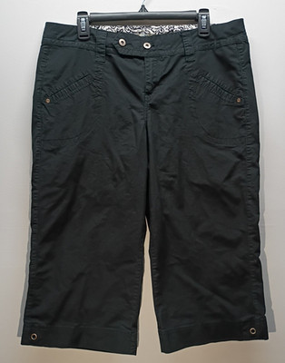 SO Wear It Declare It - Womens Jr. 15 BLACK CAPRIS Long Shorts