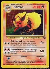Flareon 3/64 Rare Jungle Pokemon Unlimited Holo Moderately Played on eBay