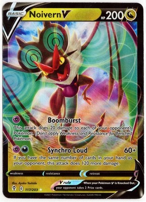 Noivern V 117/203 | EVS | EN | HOLO RARE V | NM | Pokémon | TCG