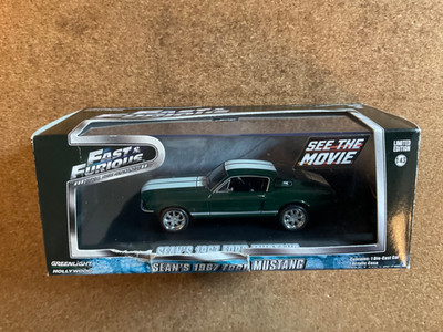 Modell Ford Mustang Fastback, 1967, Fast & Furious, 1:43, Greenlight
