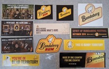 Lot of BUNDABERG RUM Stickers