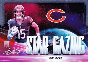 2024 Panini Absolute Star Gazing #SG-ROE Rome Odunze BEARS