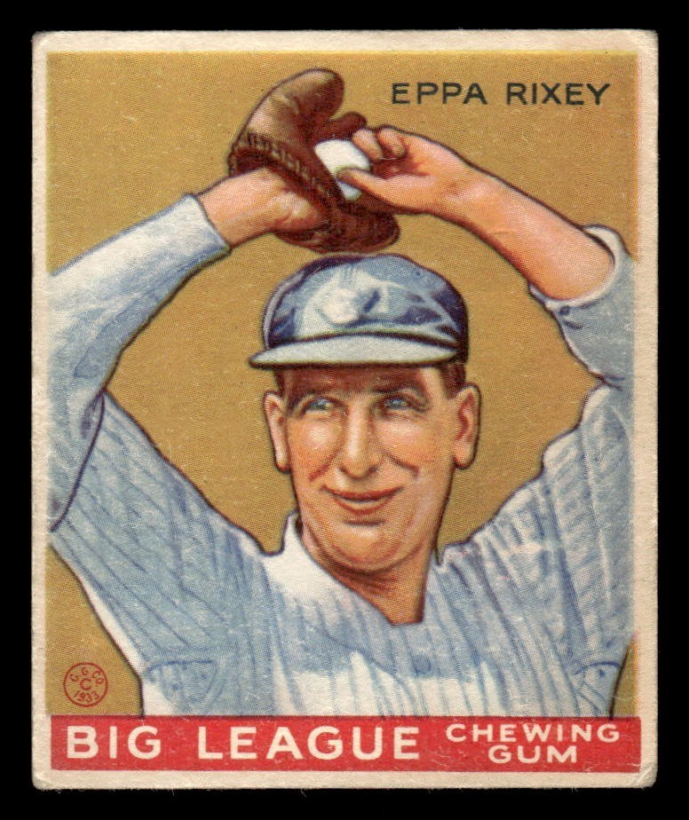 1933 Goudey Baseball #74 Eppa Rixey VG *g1