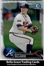 2016 Bowman Draft Kolby Allard #BDC-162 Atlanta Braves Chrome MLB Baseball 