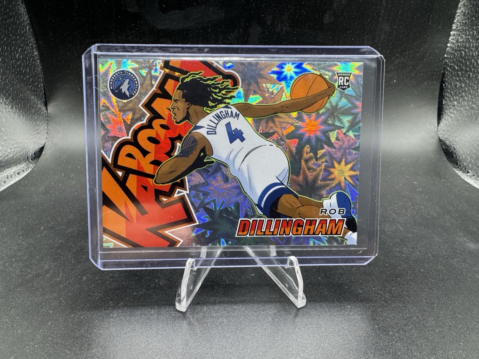 2024-25 Rob Dillingham Kaboom Panini Revolution Timberwolves Rookie Card #28