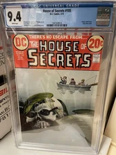 House of Secrets #105 CGC 9.4 White Pages - Grey Tone Cover, Skull Cover 1973 DC