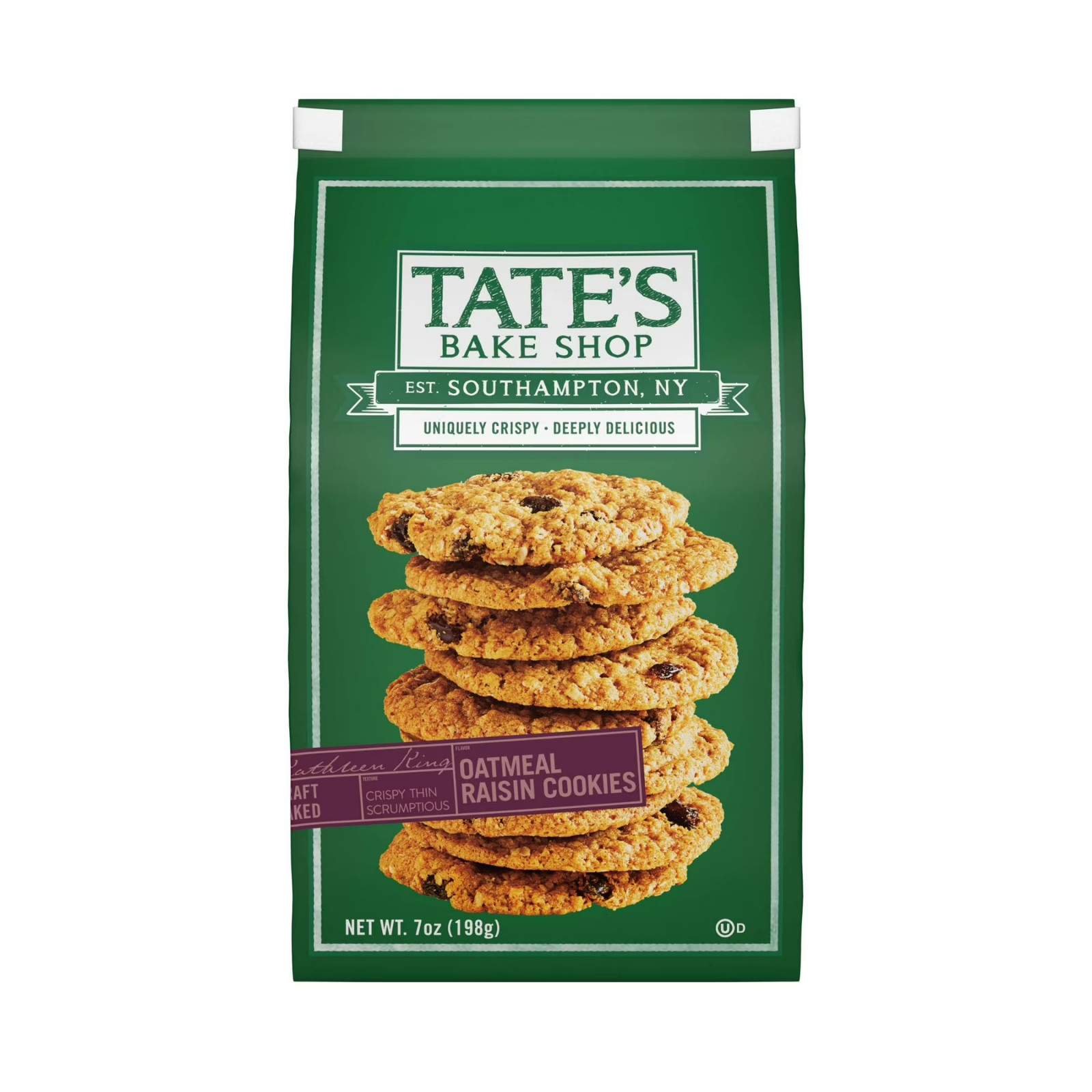 Tate'S Bake Shop  Oatmeal Raisin Cookies  7 Oz