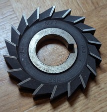 Scheibenfräser, Fräser 80x12 HSS, Aufnahme 27mm, Masse Bilder schauen