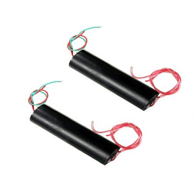2Pcs Simple External Circuit DC 3-6V 1-3A To 400kV Boost Step-Up Power Module'
