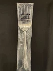 Wallace Rose Point  Meat Fork Handle Sterling Silver New In Unopened Pkg 10 5/8”