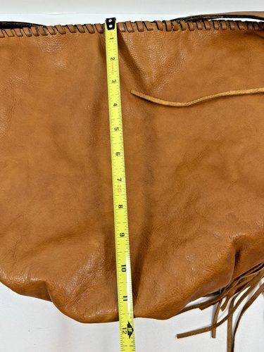 Patricia Nash Vincenzo italienische Leder Handtasche Boho Schultertasche Fransen mit Coverbag - Bild 19 von 23