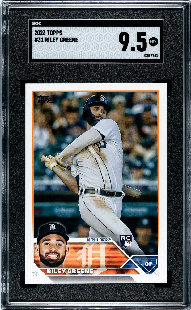 RILEY GREENE 2023 Topps #31 Rookie RC SGC 9.5 Detroit Tigers