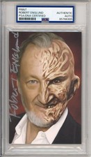ROBERT ENGLUND Autograph SIGNED Picture FREDDY KRUEGER PSA DNA COA Nightmare Elm