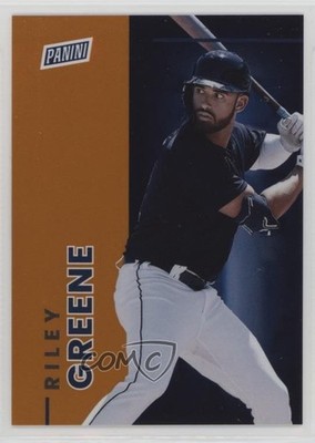 2022 Panini National Convention National Orange /199 Riley Greene #N11 4r2