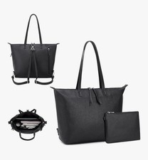 Tote Handbag Convertible Backpack, Multi-Pocket