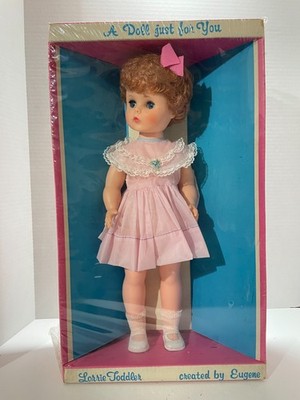 VTG 1970 Lorrie Toddler Doll Eugene Doll Co Still in Orig Box Sealed 18'' *READ*