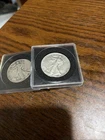 1945-1946 walking liberty half dollar coin silver / with cases