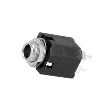 ACJM-MN-2S Buchse Jack 6,35mm weiblich mono mit Schalter gerade THT AMPHENOL