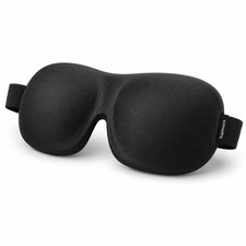3D Sleep Mask 100 Blackout Eye Mask Zero Eye Pressure Memory Foam Travel