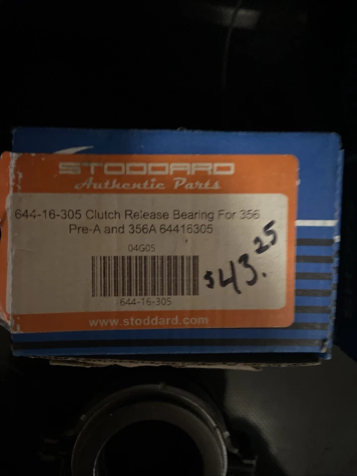 Porsche 356A Clutch Disc, Throw Out Bearing With Retaining Clips - Image 4 of 4